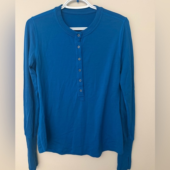 lululemon athletica Tops - Lululemon Fireplace Jersey *Merino Wool